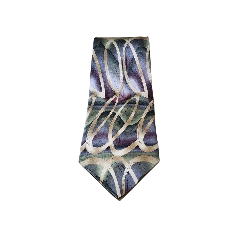 J Garcia Abstract 100% Silk Tie “Like A Twittering Machine” Collectors Edition